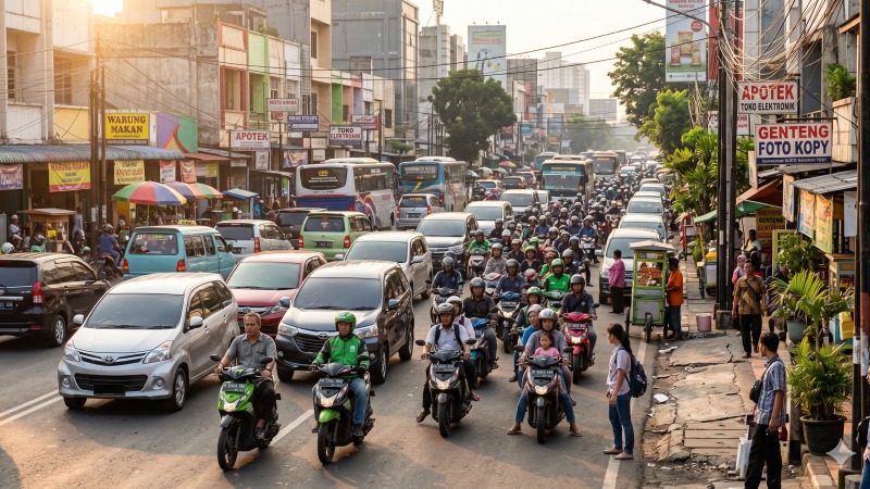 Volume kendaraan dan kemacetan lintas batas yang sering menjadi sorotan utama dalam berita Malang Raya.